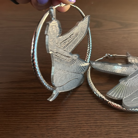 Melody Ehsani Maat silver earrings - Picture 3 of 3